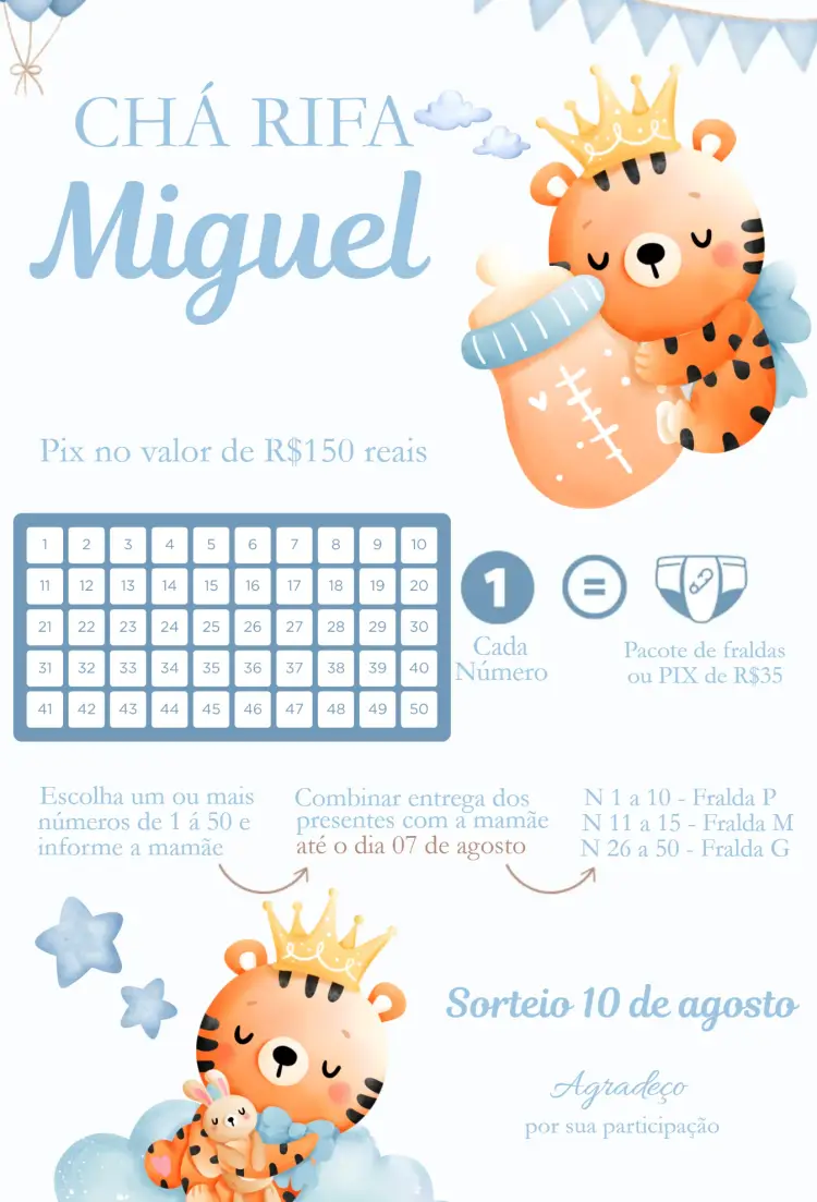 Convite Onça Realeza