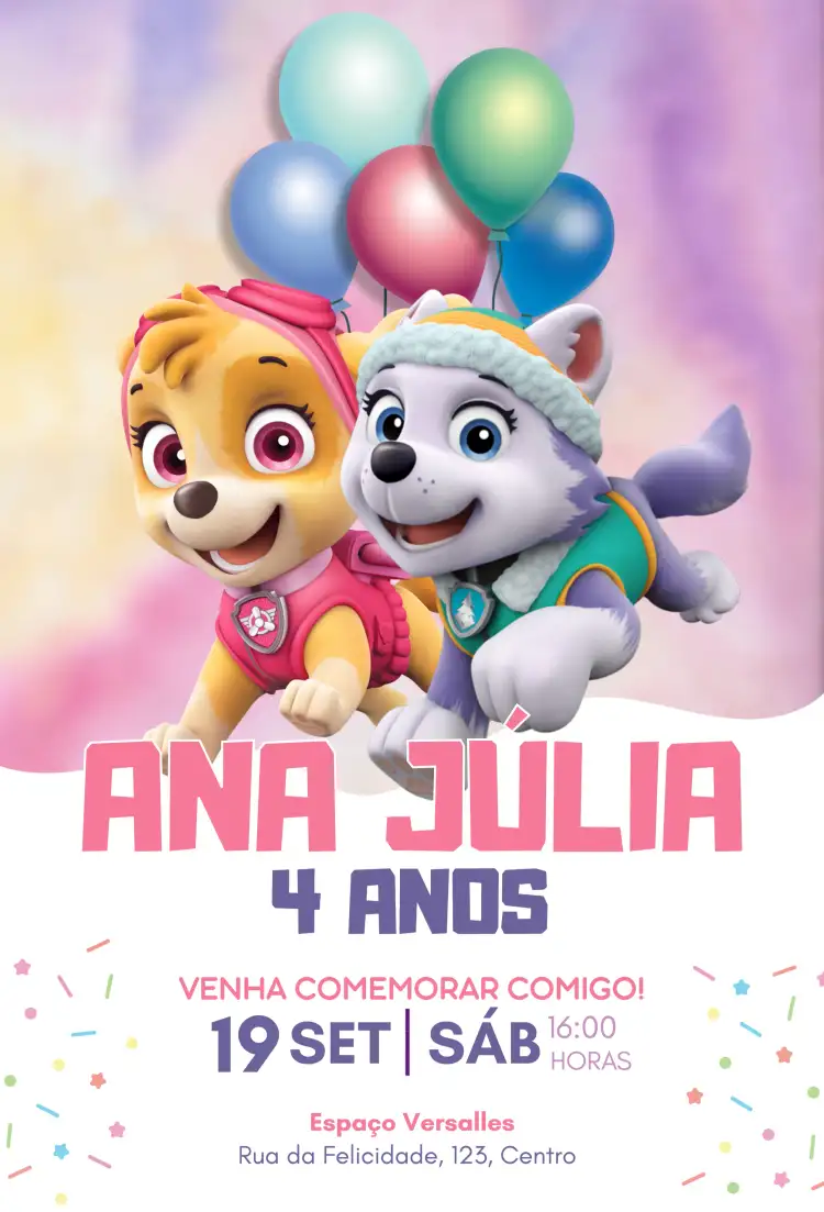 Patrulha Canina Meninas 2