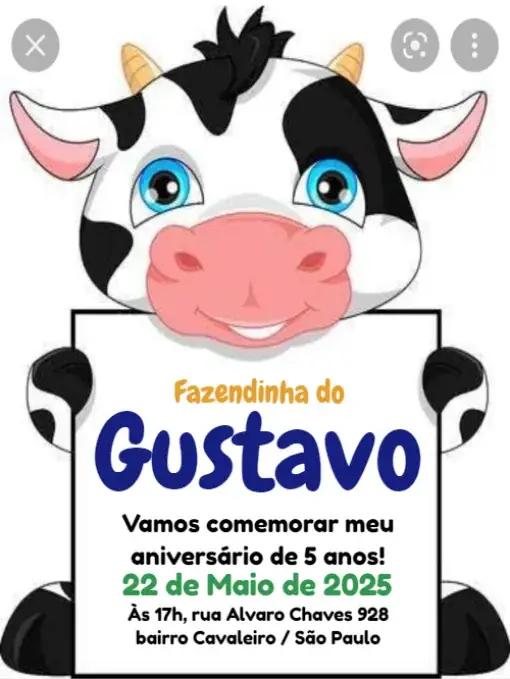 Fazendinha Vaca Para Editar Boi