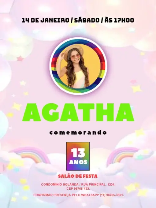 Arco Iris Com Foto Para Editar Jovem