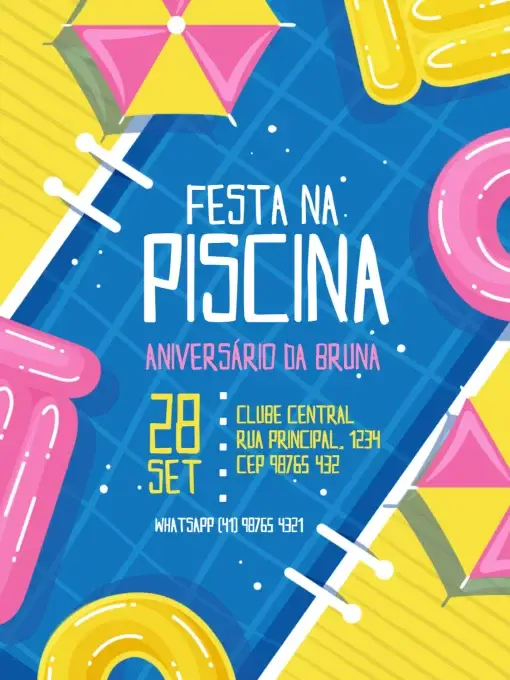Pool Party Amarelo Jovem