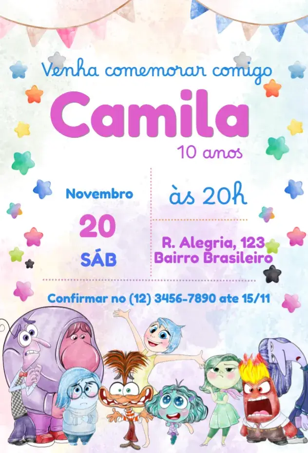 Convite Divertidamente