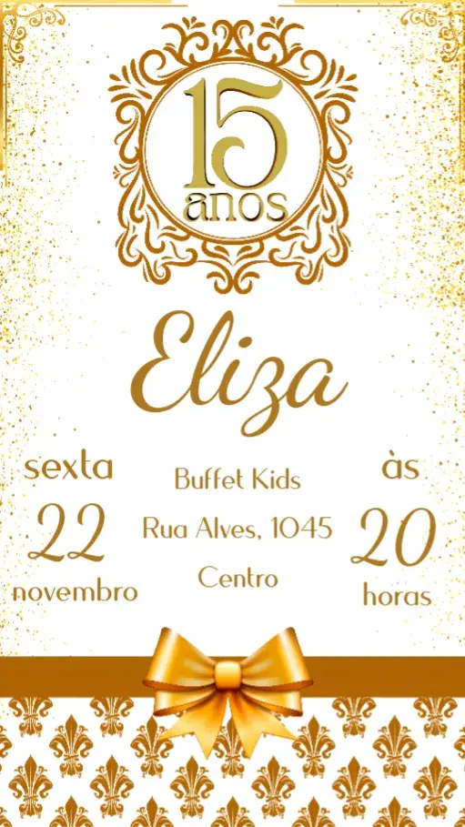 Convite 15 Anos