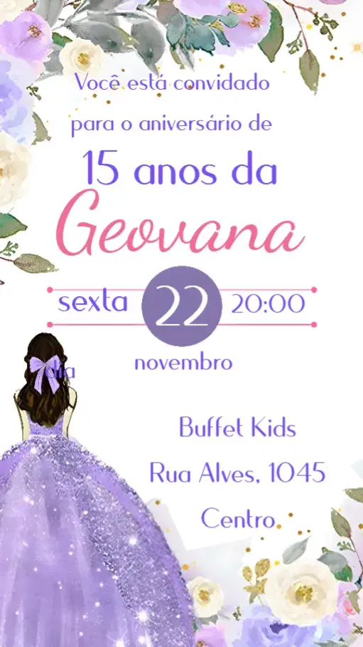 Convite 15 Anos