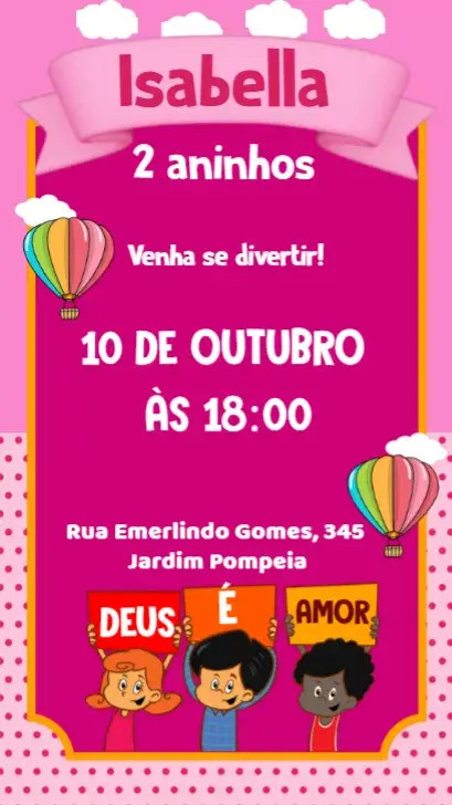 3 Little Words invitation