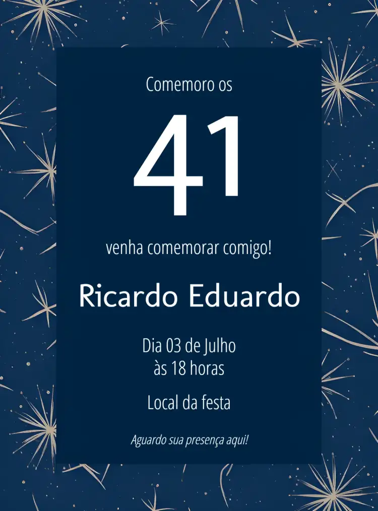 40 Anos Homem Azul Marinho Adulto