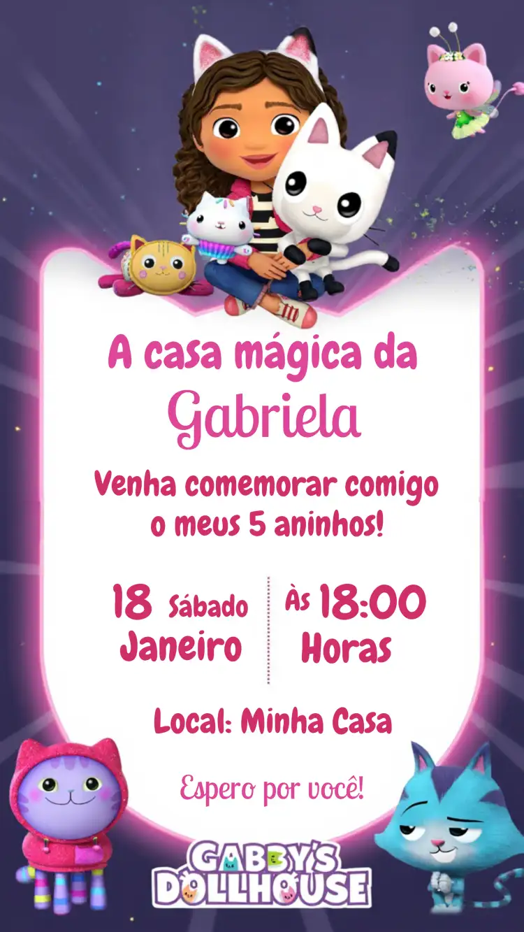 A Casa Mágica Da Gabby Infantil