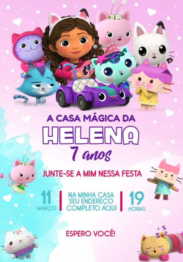 A Casa Mágica Da Gabby Infantil