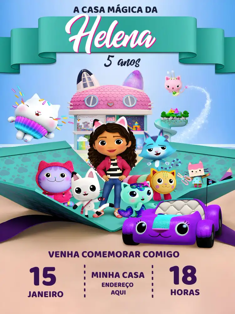A Casa Magica Da Gabby Roxo