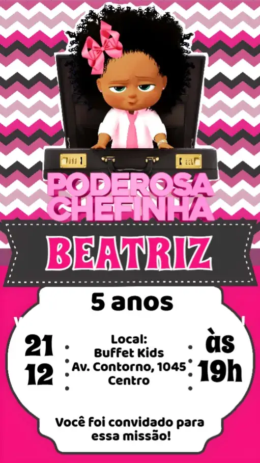 Convite A Poderosa Chefinha