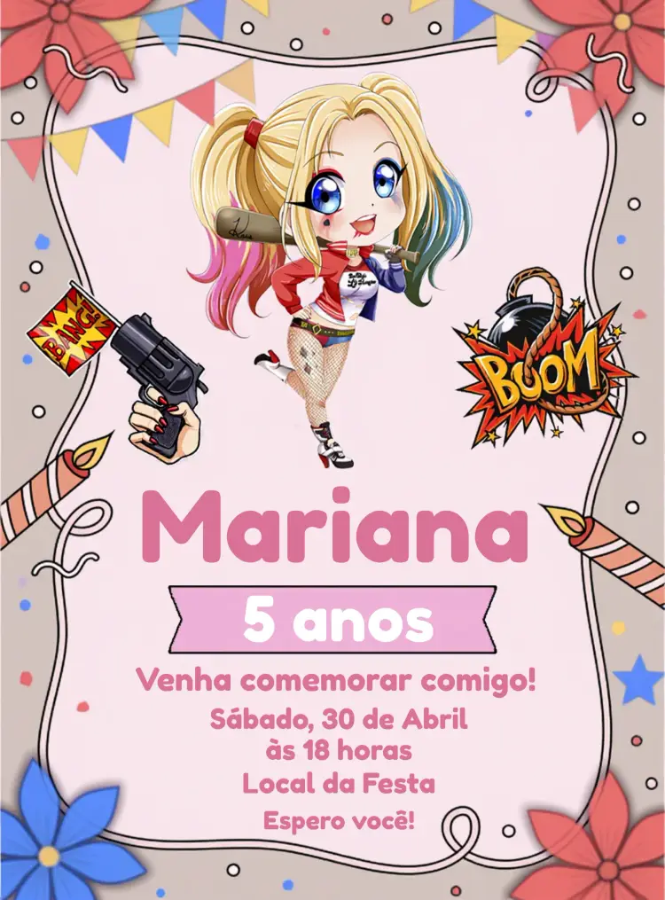 Convite Alerquina Queen