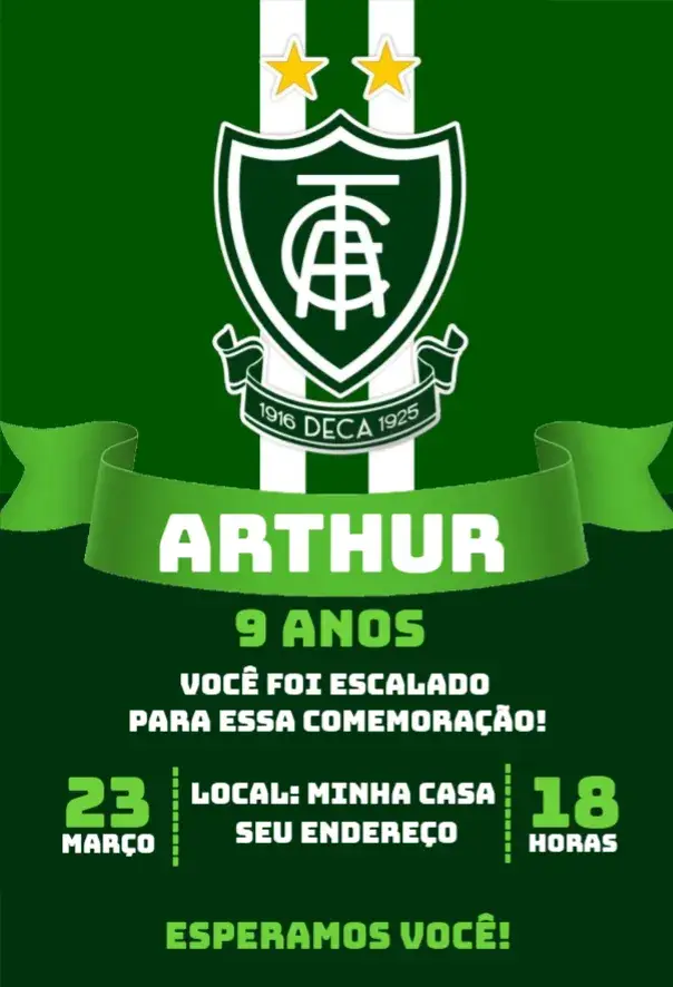 Convite América Mineiro