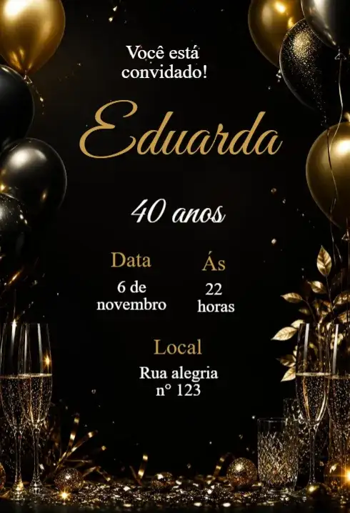 Aniversário Adulto