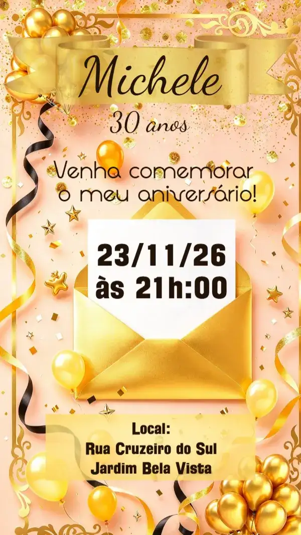 Aniversário Adulto