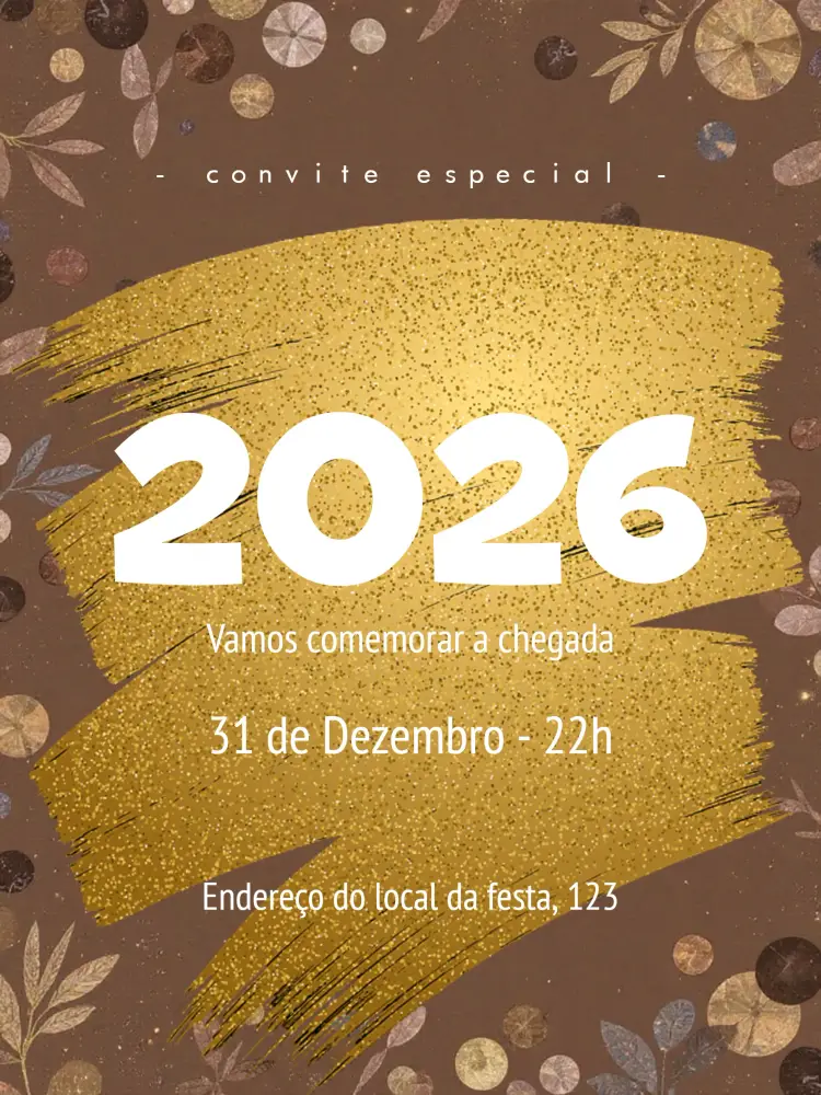 Convite Ano Novo Confraternização