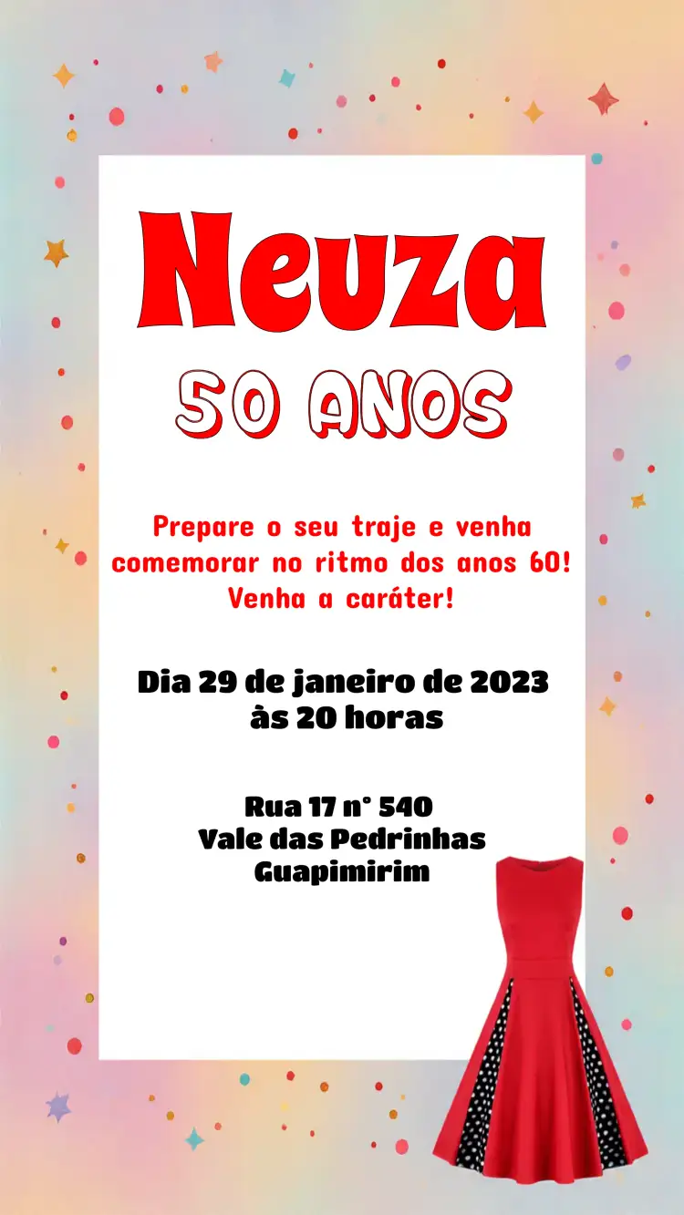 Convite Anos 60 Vintage Preto – tema 15 anos Anos 60, Vintage, Retrô