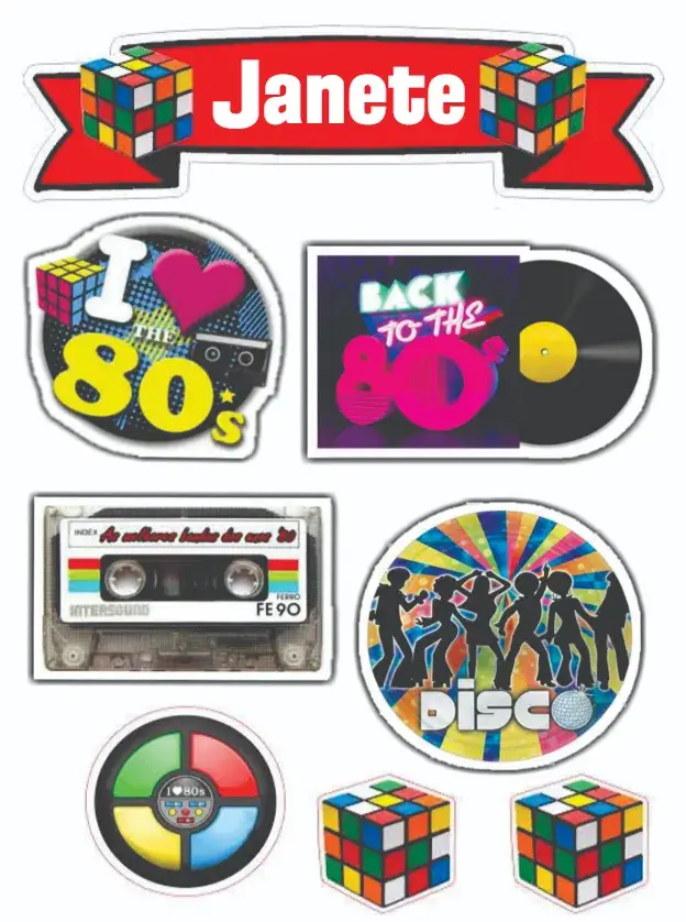 Convite Anos 80