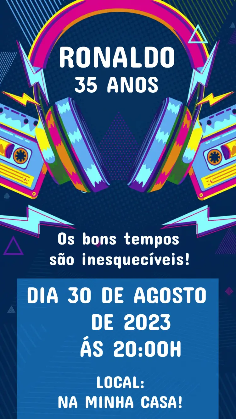 Convite Anos 80 Música