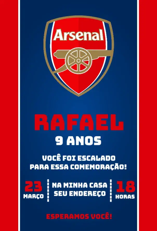 Convite Arsenal 4
