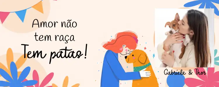 Arte Caneca Amor Pet Com Foto Cachorro
