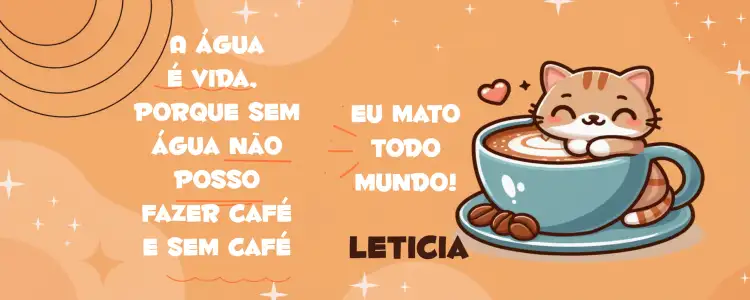 Arte Caneca Café Gatinho Amor