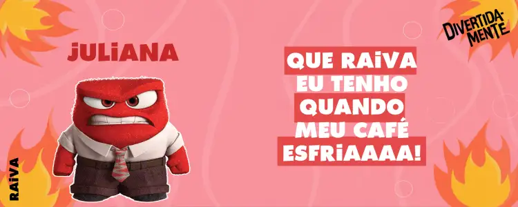 Convite Arte Caneca Divertida Mente Raiva 2 – tema Mais pesquisados colorido, divertido, lúdico, moderno, temático