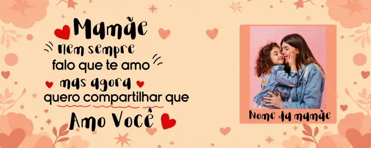 Convite Arte Caneca Mãe Com Foto Família – tema Mais pesquisados moderno, delicado, colorido, feminino, elegante