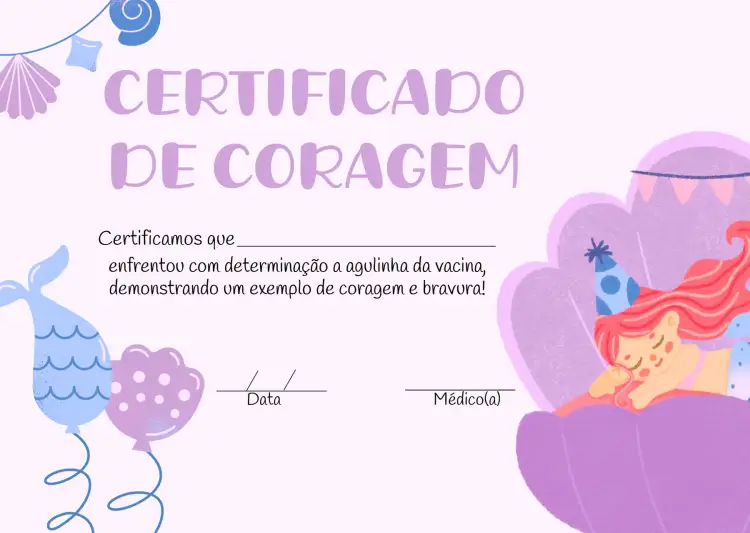 Convite Arte De Certificado Coragem Abc – tema Formatura colorido, lúdico, infantil, marinho, divertido