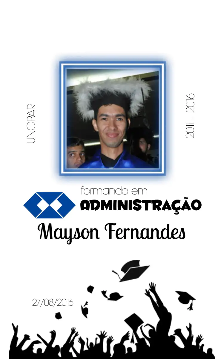 Arte Para Copo Administração Com Foto Canudo