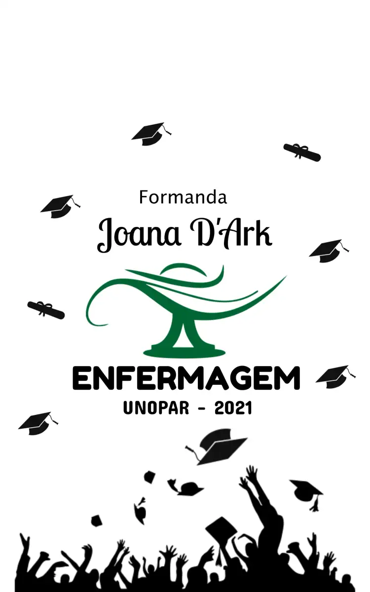 Arte Para Copo Formatura Enfermagem Long