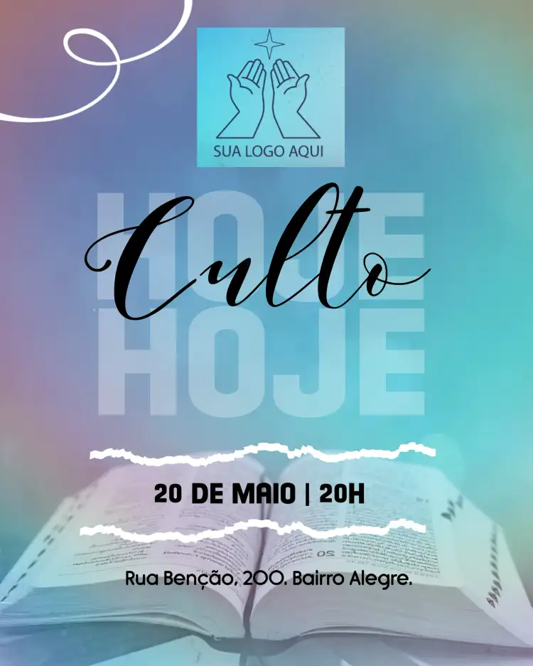 Arte Para Culto Igreja