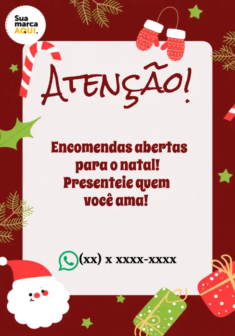 Arte Para Instagram - Encomendas O Natal Verde