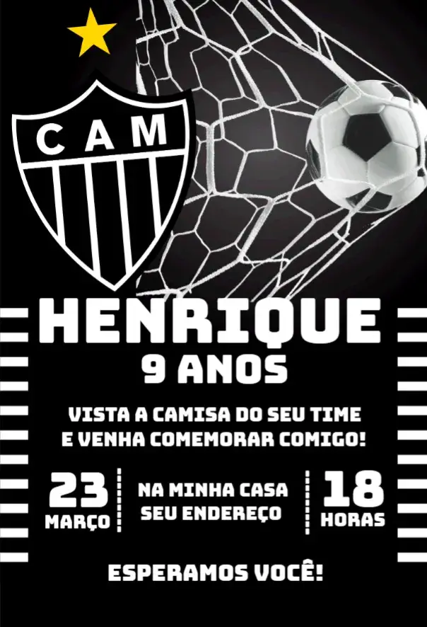 Convite Atlético Mineiro 4
