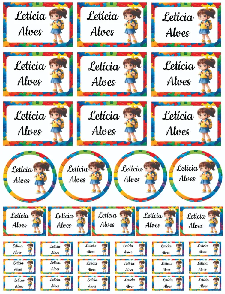 Convite Autista – tema Cartão colorido, lúdico, divertido, moderno, minimalista, inclusivo
