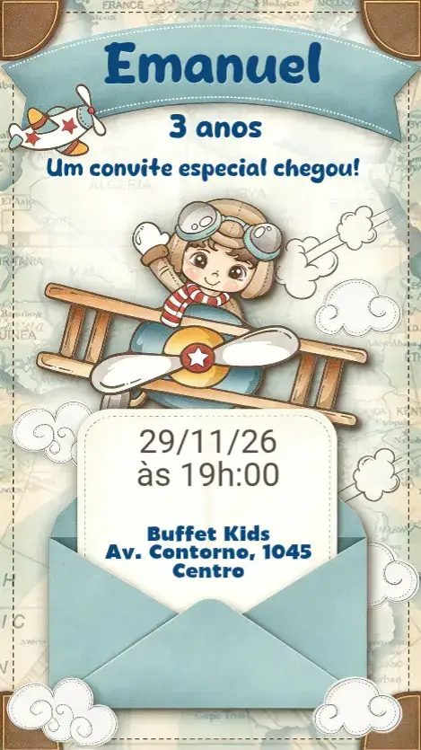 Convite Aviador