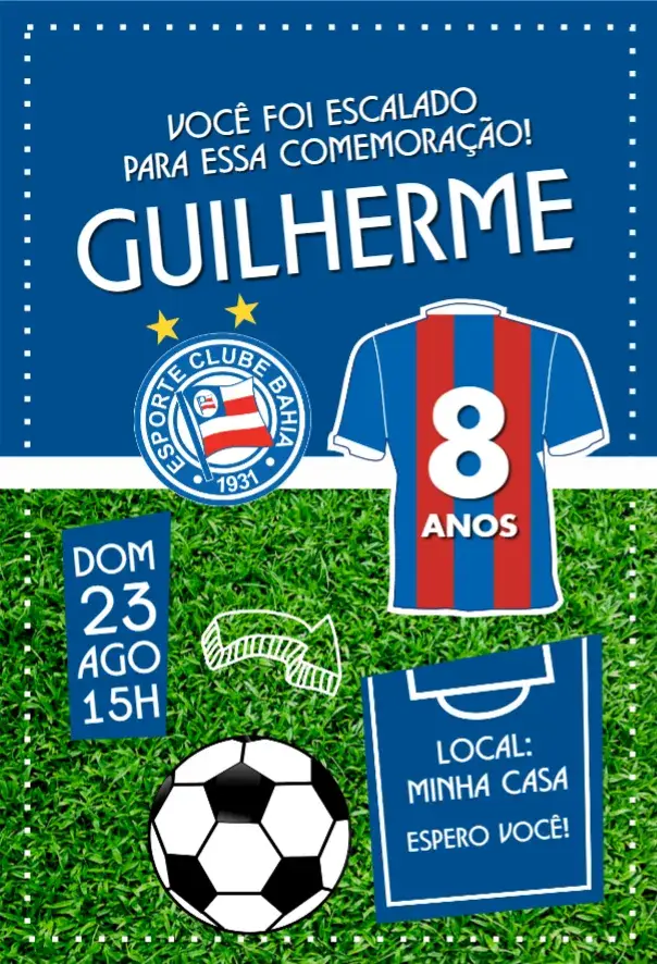 Convite Bahia camisa