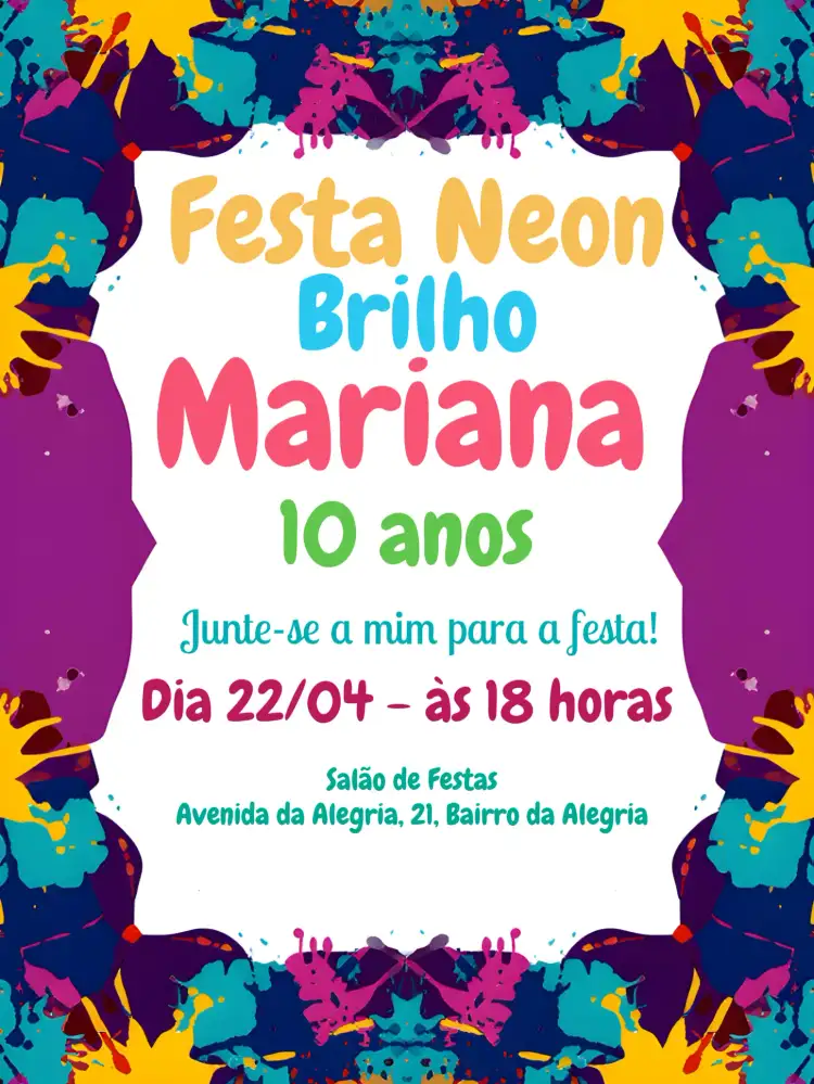 Balada Neon Menina