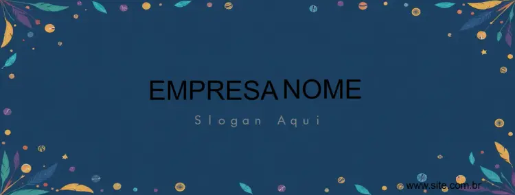 Convite Banner Para Empresas Abstrato Logo