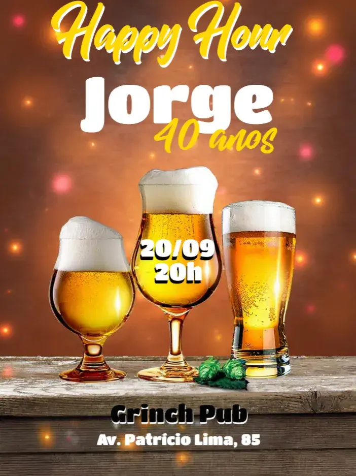 Convite Bar Adulto