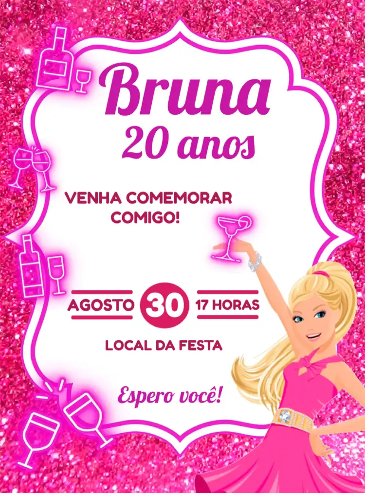 Barbie Cachaceira Drinks