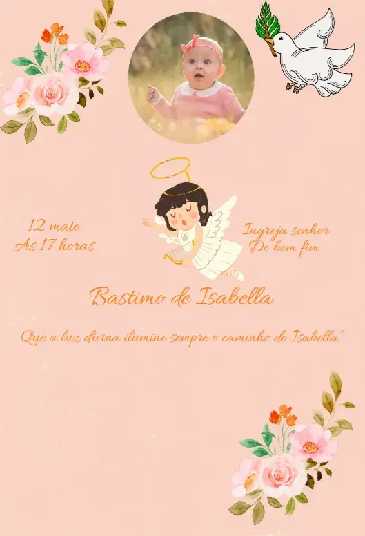 Christening invitation