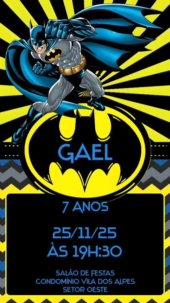 Convite Batman