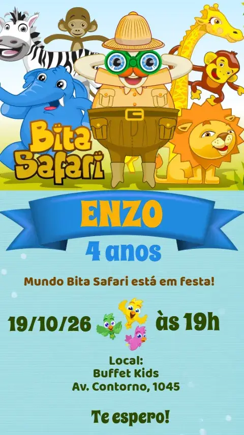 Bita Safari invitation