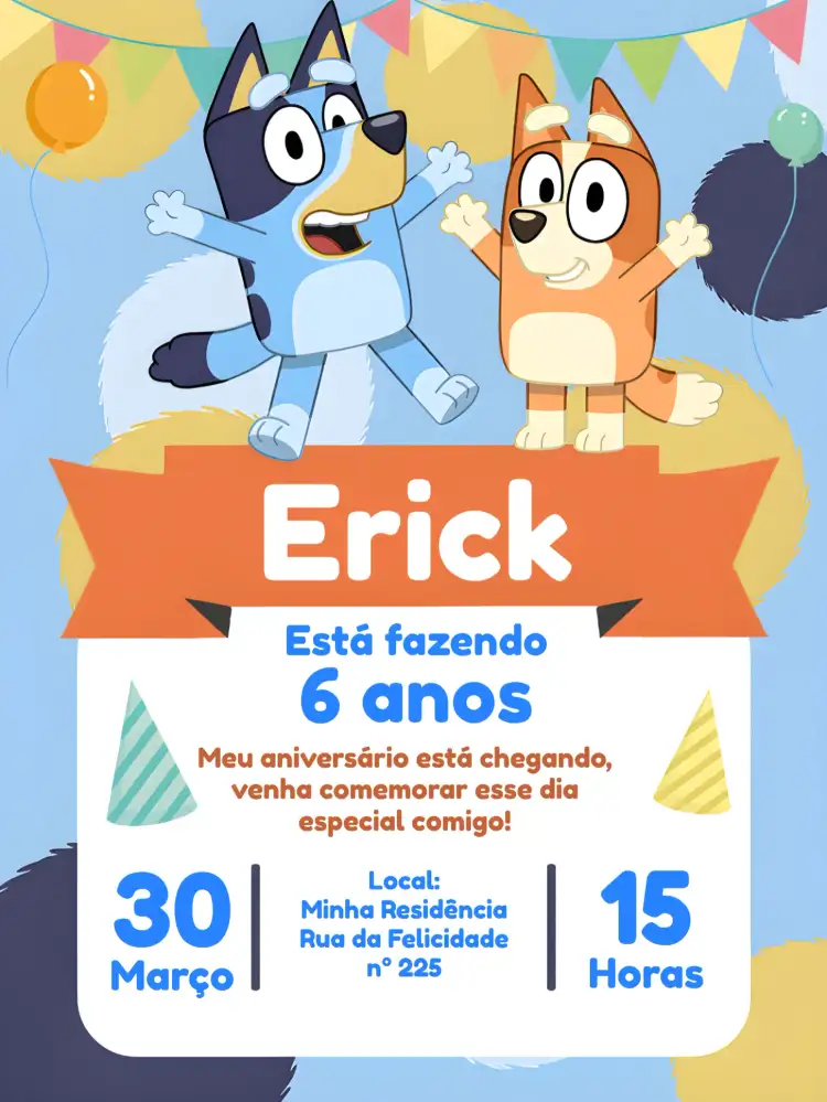 Bluey E Bingo Cachorro