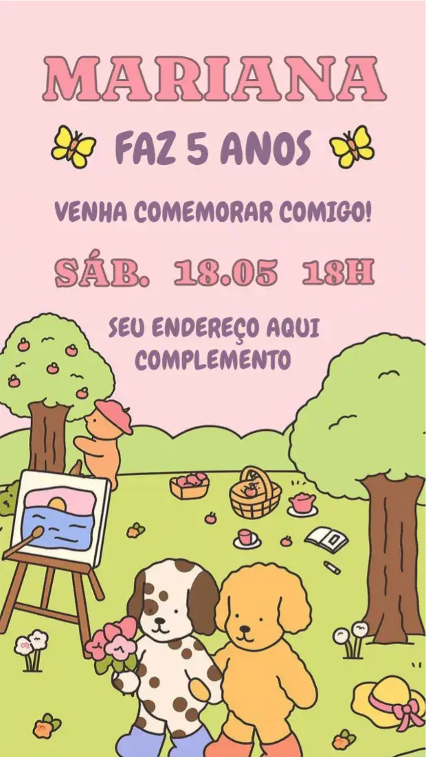 Convite Bobbie Goods