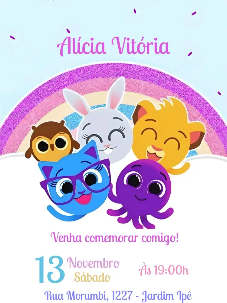 Convite Bolofofos