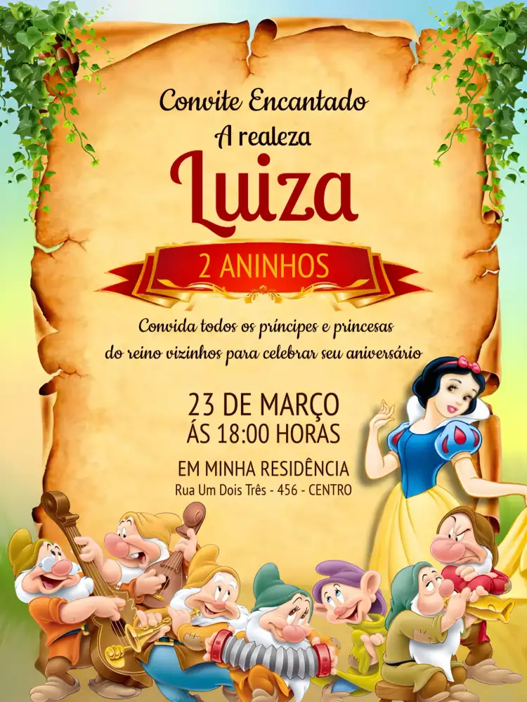 Branca De Neve E Os Sete Anões Zangado