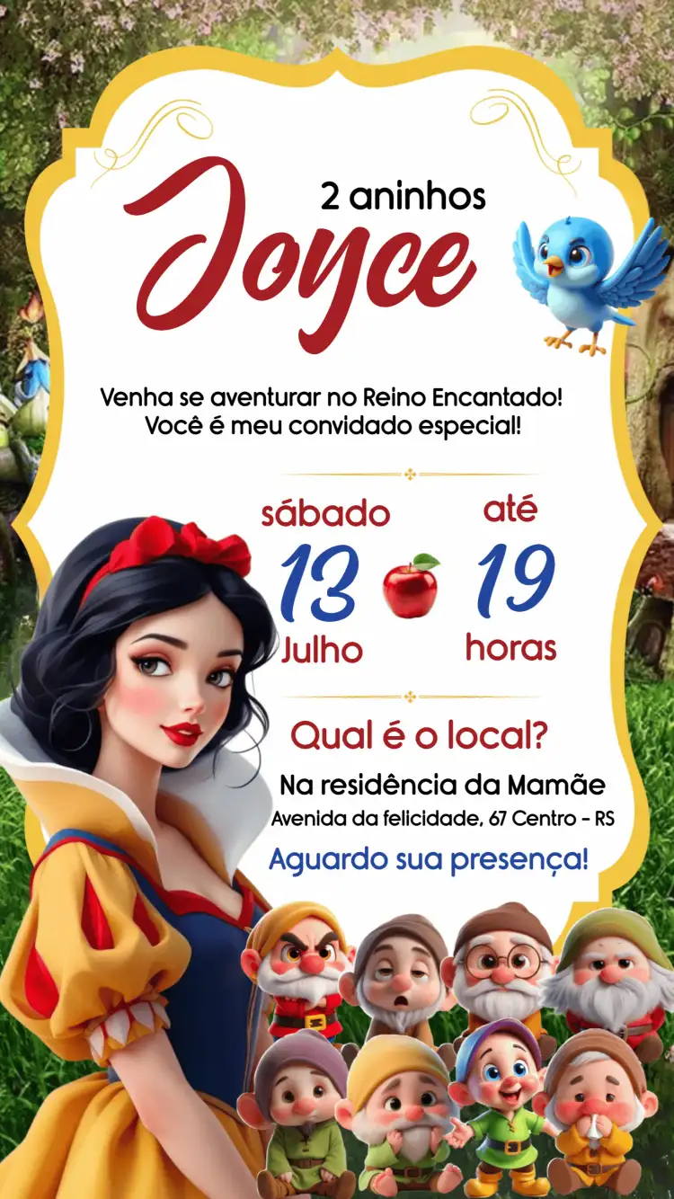 Branca De Neve Princesa