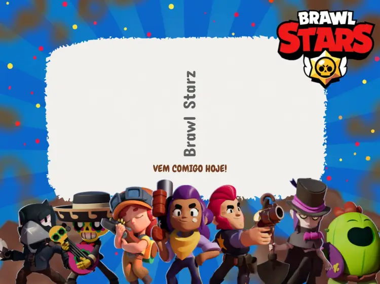 Convite Brawl Stars
