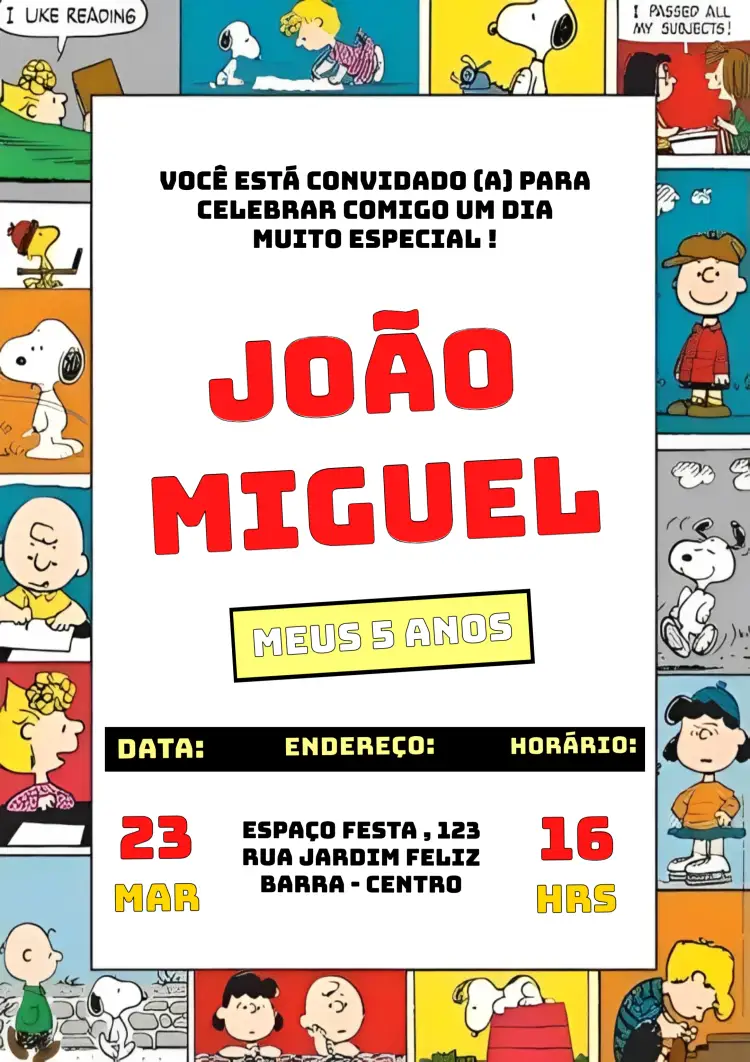 Convite Cachorro Snoop Princesas – tema Mais pesquisados colorido, divertido, infantil, temático, ilustrações animadas, princesas e animais
